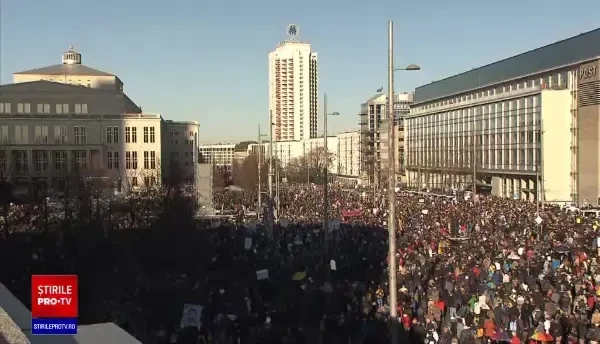 Mii de oameni au participat la un protest anti-mască în Germania