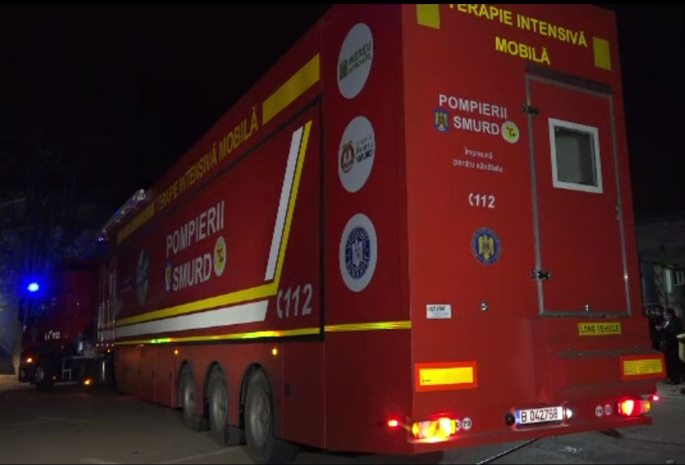 Unitate mobilă de terapie intensivă, adusă la spitalul din Botoșani. Câte locuri sunt acum disponibile