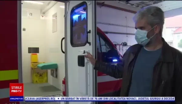 Ambulanță pentru pacienții Covid unică în România, la Oradea. Cât costă și de ce este specială