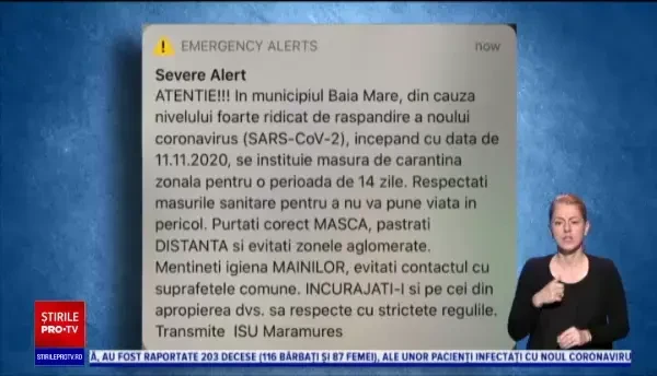 Carantină în 25 de localităţi din România, printre care şi Baia Mare. Nimeni nu intră şi nu iese de aici