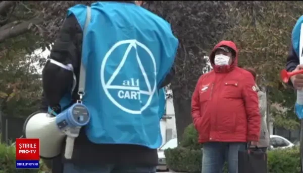 Protest al asistenților sociali, la Galați. Oamenii nu și-au primit salariile pe octombrie