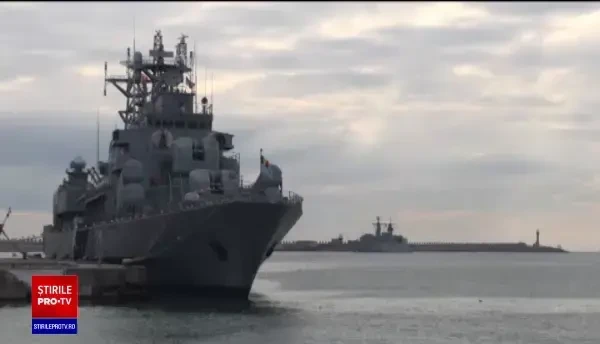 Marinarii români de pe fregata „Regina Maria” au revenit în țară. 110 dintre ei au COVID-19