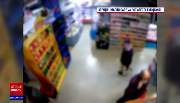 Momentul în care Cristina Joia a fost lovită violent. Video din magazin