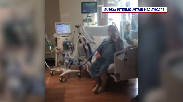 Un pacient cu Covid-19 le-a cântat medicilor la vioară, pentru a le mulțumi