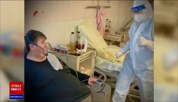 Drama unui pacient cu plămânii 70% afectați de coronavirus. Ștefan: "Frica asta e cea mai mare"