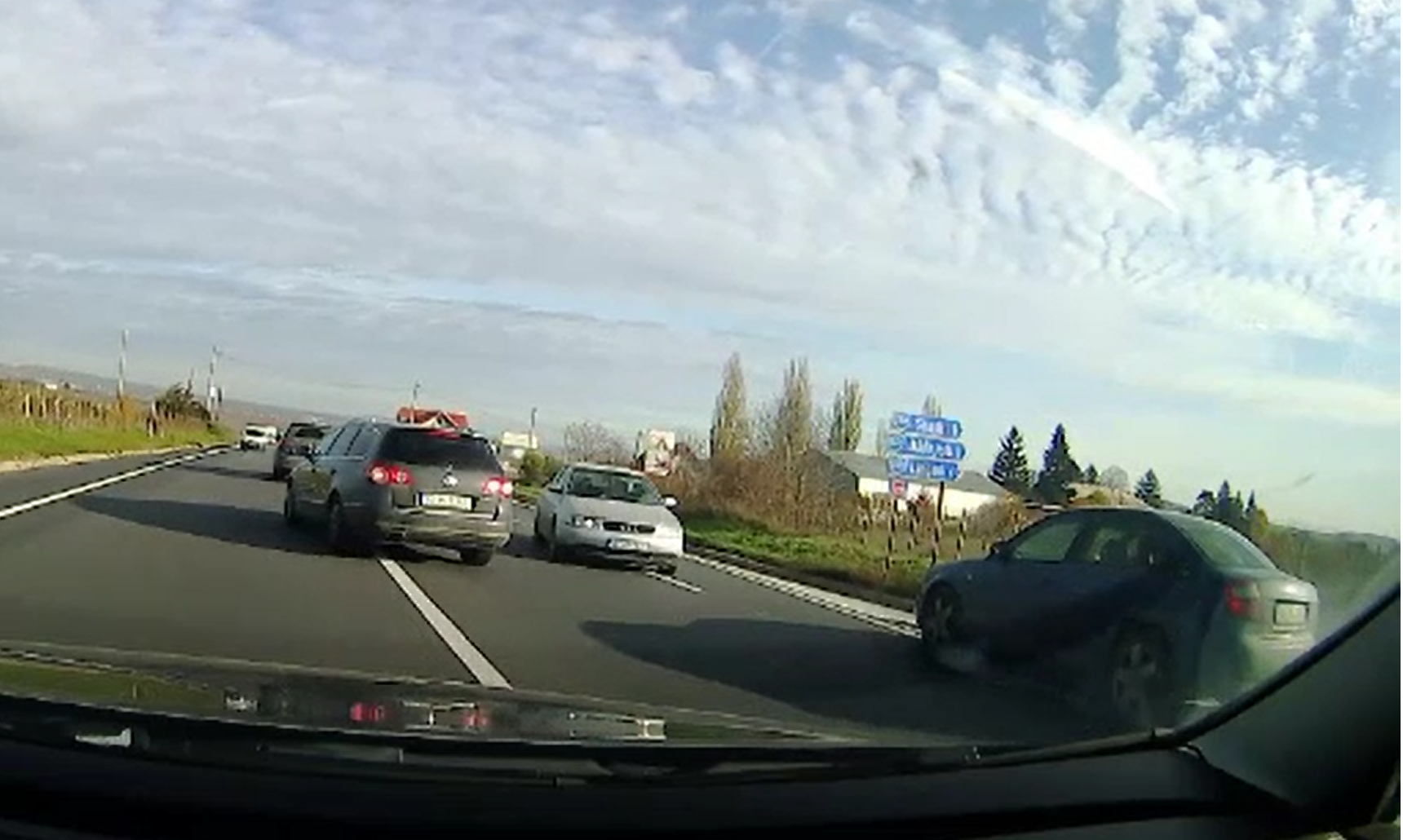 Incident pe E85. Un șofer iresponsabil a fost aproape să provoace o nenorocire