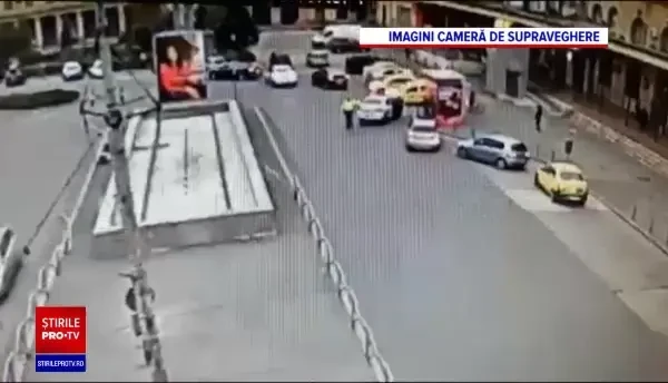 Polițist, lovit cu mașina în fața Gării de Nord din Capitală de fiul unui angajat al Secretariatului General al Guvernului