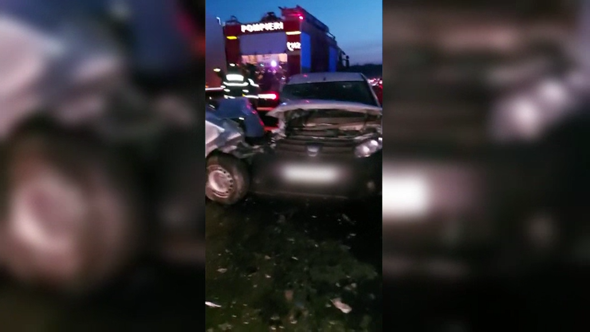 Carambol pe DN 72 între Târgovişte și Găești. Trei mașini au fost serios avariate