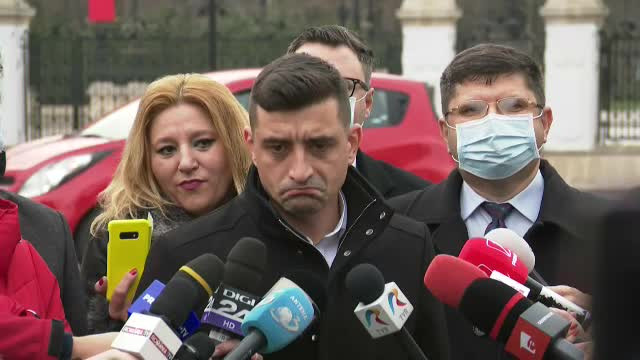 Liderul AUR a recitat versuri de Octavian Goga, întrebat cum a decurs discuția cu Iohannis