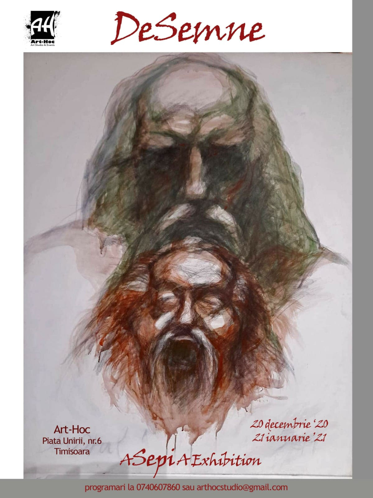 Valeriu Sepi, fost colaborator al trupei Phoenix, prezintă expoziția de pictură ”DeSemne”