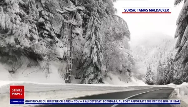 Regatul de zăpadă de la Bâlea îi face fericiți pe turiști. ”Locul ăsta e ca o eliberare”