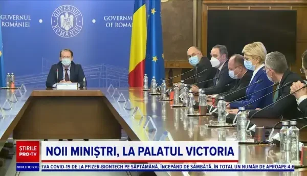 Miniștrii Guvernului Cîțu își preiau mandatele