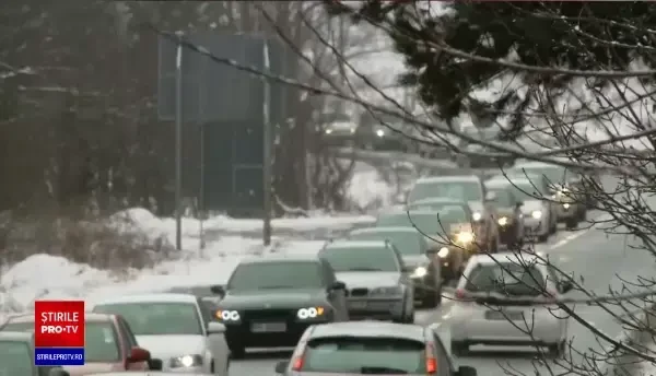 Aglomerație pe Valea Prahovei, după ce turiștii s-au întors acasă. Cum și-au petrecut vacanța de Crăciun