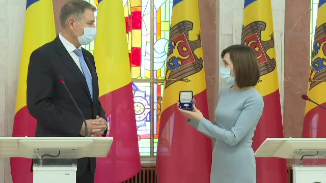 moneda, Maia Sandu, Klaus Iohannis