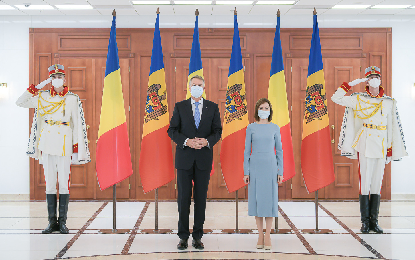 Klaus Iohannis, Maia Sandu