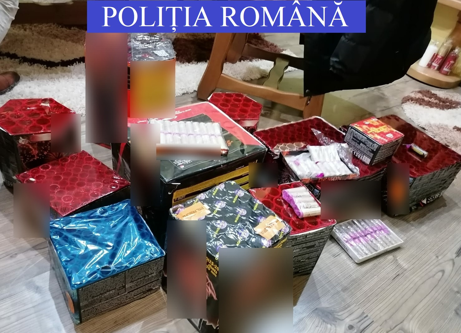 150 de kilograme de articole pirotehnice interzise, găsite în casa unui bărbat din Gorj