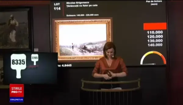 Recorduri la licitațiile din România. Un tablou de Nicolae Grigorescu, cea mai scumpă operă vândută