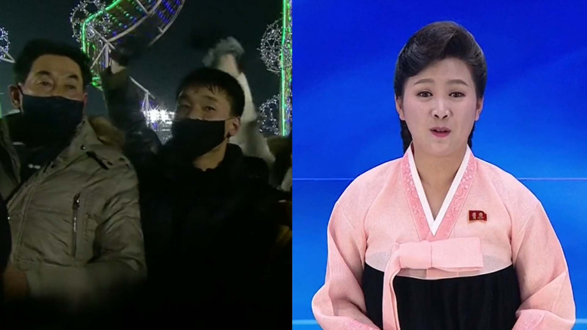 VIDEO. Revelionul în Coreea de Nord. Ce s-a văzut la televiziunea publică