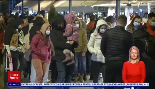 Aglomerație infernală în Sinaia, în plină pandemie. ”Vreau să păstrez distanța, dar nu se poate, vin buluc peste tine”