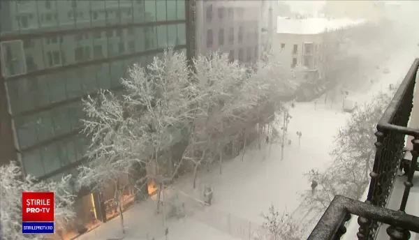 Cantităţi istorice de zăpadă în Spania. Jumătate din țară este sub cod roșu de alertă pentru noi ninsori