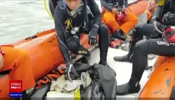 Resturi şi fragmente de corpuri descoperite în zona unde a dispărut avionul Sriwijaya Air