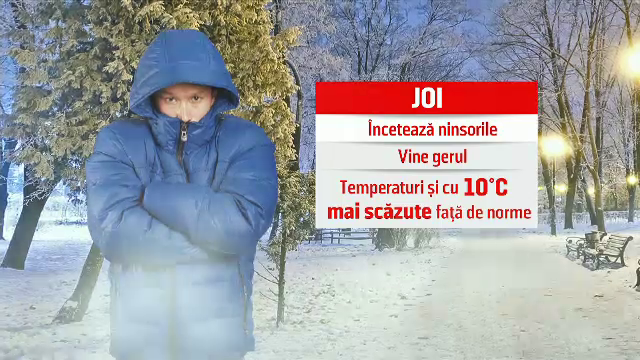 Vortexul polar ar putea ajunge în România. Temperaturile vor coborî și la -20 de grade