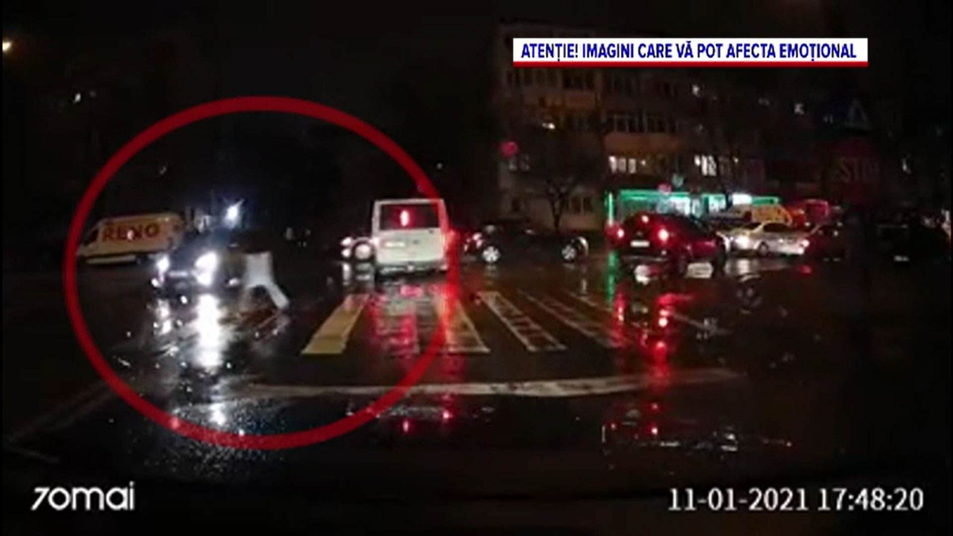 Polițiștii din Galați au găsit șoferița care a izbit un bărbat pe trecerea de pietoni și a fugit. Ce le-a spus femeia