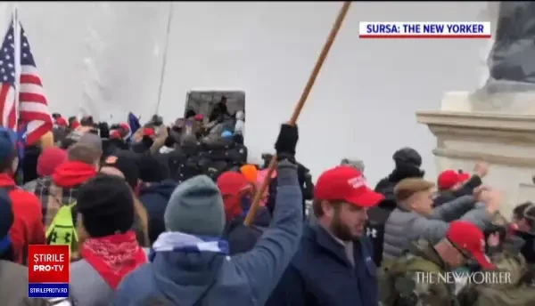 Noi imagini din timpul asaltului asupra Capitoliului. Ce a surprins un corespondent de rzăboi