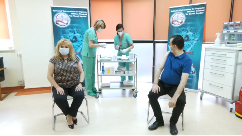 Președinții Senatului și ai Camerei Deputaților s-au vaccinat împotriva Covid-19