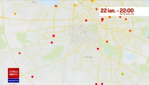 Aer toxic în București și în împrejurimi, de câteva zile. Explicațiile autorităților