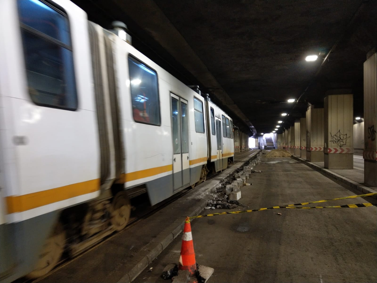 Stație de tramvai în Pasajul Piața Victoriei pentru bucureșteni. Când va fi gata