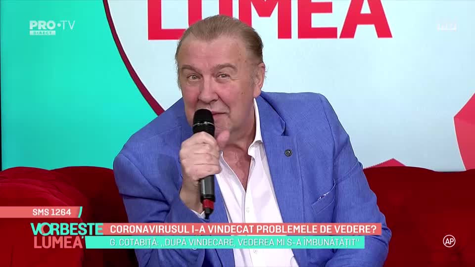 Povestea incredibilă a lui Cotabiță, după ce s-a vindecat de Covid-19: ”Nu mai am nevoie de ochelari”