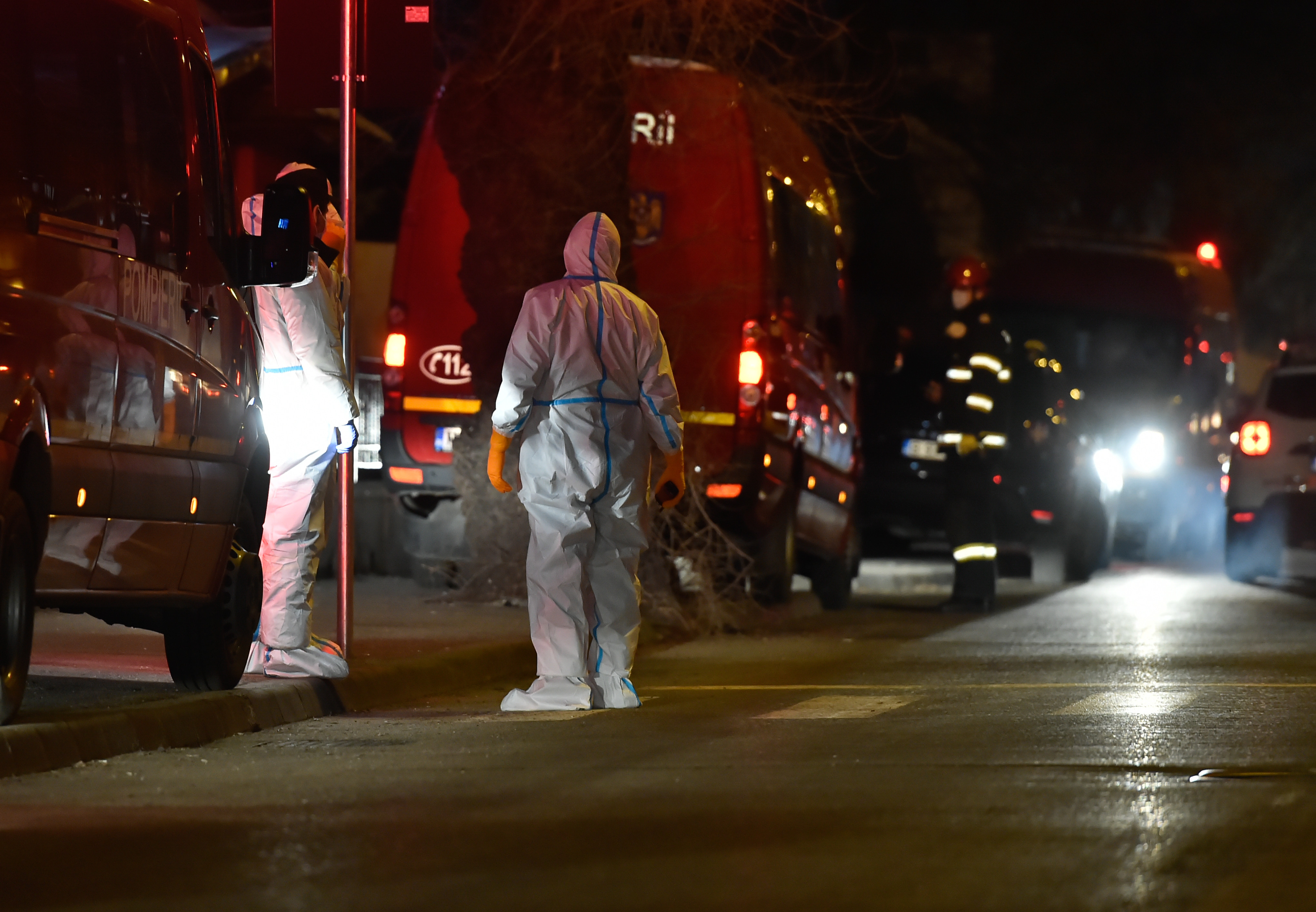 Primele imagini după incendiul de la Matei Balș. Corpul de control al prim-ministrului a început verificările