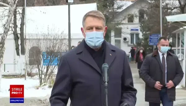 Iohannis, la ”Matei Balş”, unde 5 oameni au murit într-un incendiu: ”Îmi pare foarte rău”