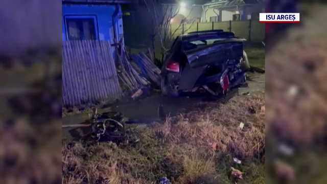 Un tânăr din Argeș a murit după ce a făcut accident cu o mașină furată
