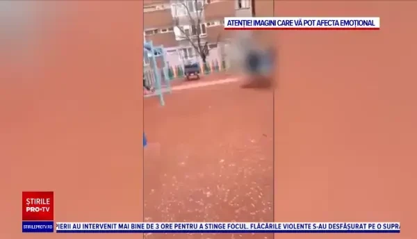 Băiatul trântit la pământ în Hunedoara ar avea o fisură craniană. Agresorul a fost reținut