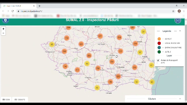SUMAL, platforma menită să descurajeze mafia pădurilor, are deja probleme: „Se dovedește a fi neoperabil”