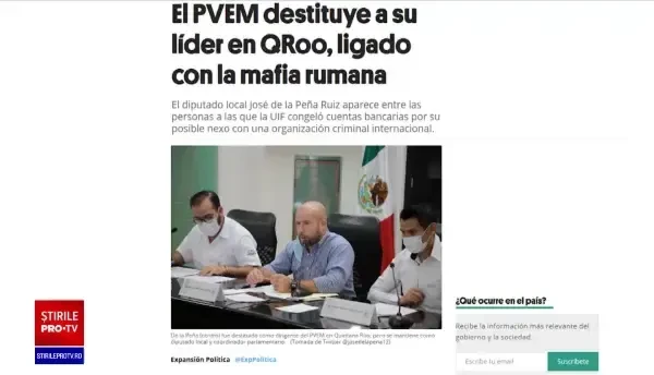 Relațiile mafiei române din Cancun cu demnitarii mexicani. Un politician, bănuit că a colaborat cu o rețea de interlopi