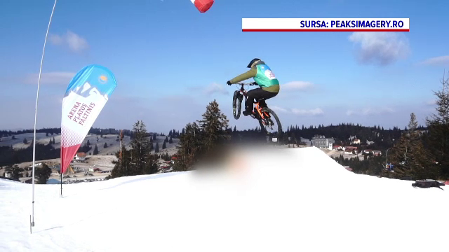 Weekend plin la Păltiniș. Concurs freestyle de mountain-bike, fără spectatori