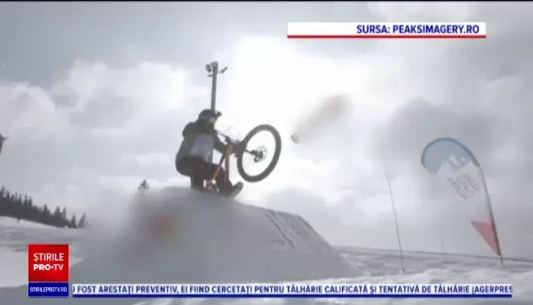 Weekend plin la Păltiniș. Concurs freestyle de mountain-bike, fără spectatori