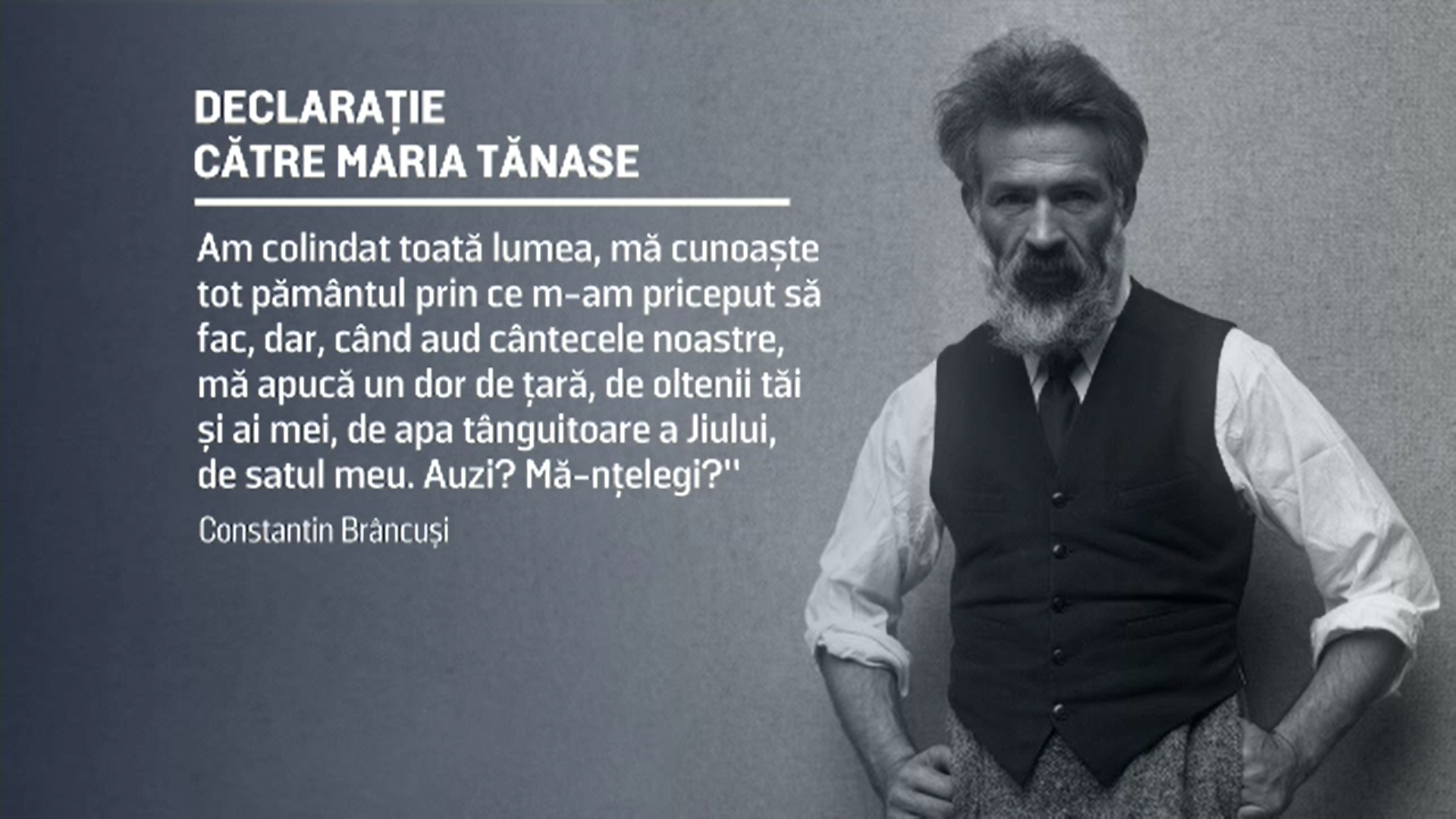 Ziua Națională Constantin Brâncuși. Cum s-a îndrăgostit de la prima vedere de Maria Tănase