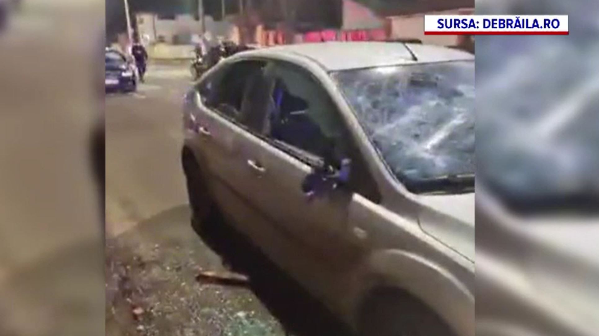 Scandal cu săbii și pietre în Brăila. Când a ajuns poliția, nu mai era nimeni la fața locului