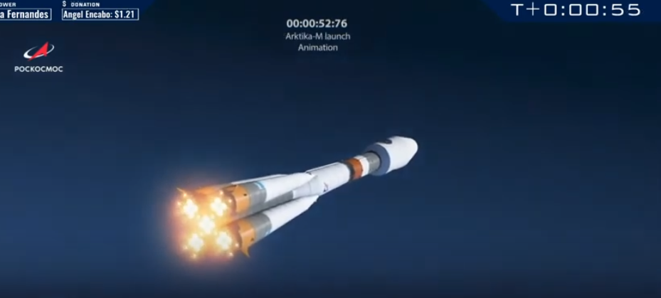 VIDEO. Rusia a lansat primul său satelit de monitorizare climatică a Arcticii