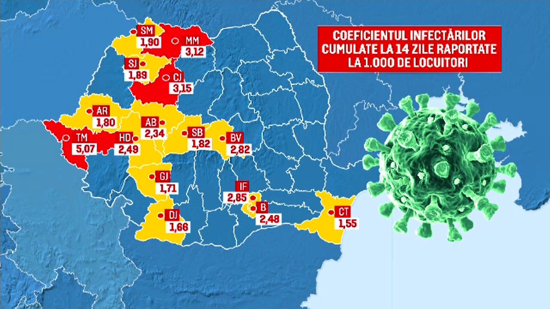 Medicii avertizează că al treilea val al pandemiei de coronavirus a ajuns şi în România