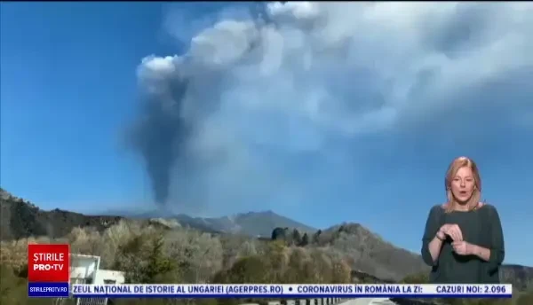 Vulcanul Etna a erupt pentru a șaptea oară în două săptămâni. „A fost foarte intensă”