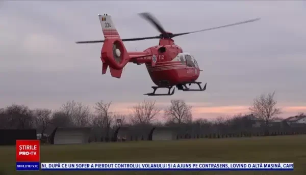 Bărbat din Prahova, grav rănit după ce i-a explodat soba din casă. Are arsuri pe 70% din suprafața corpului