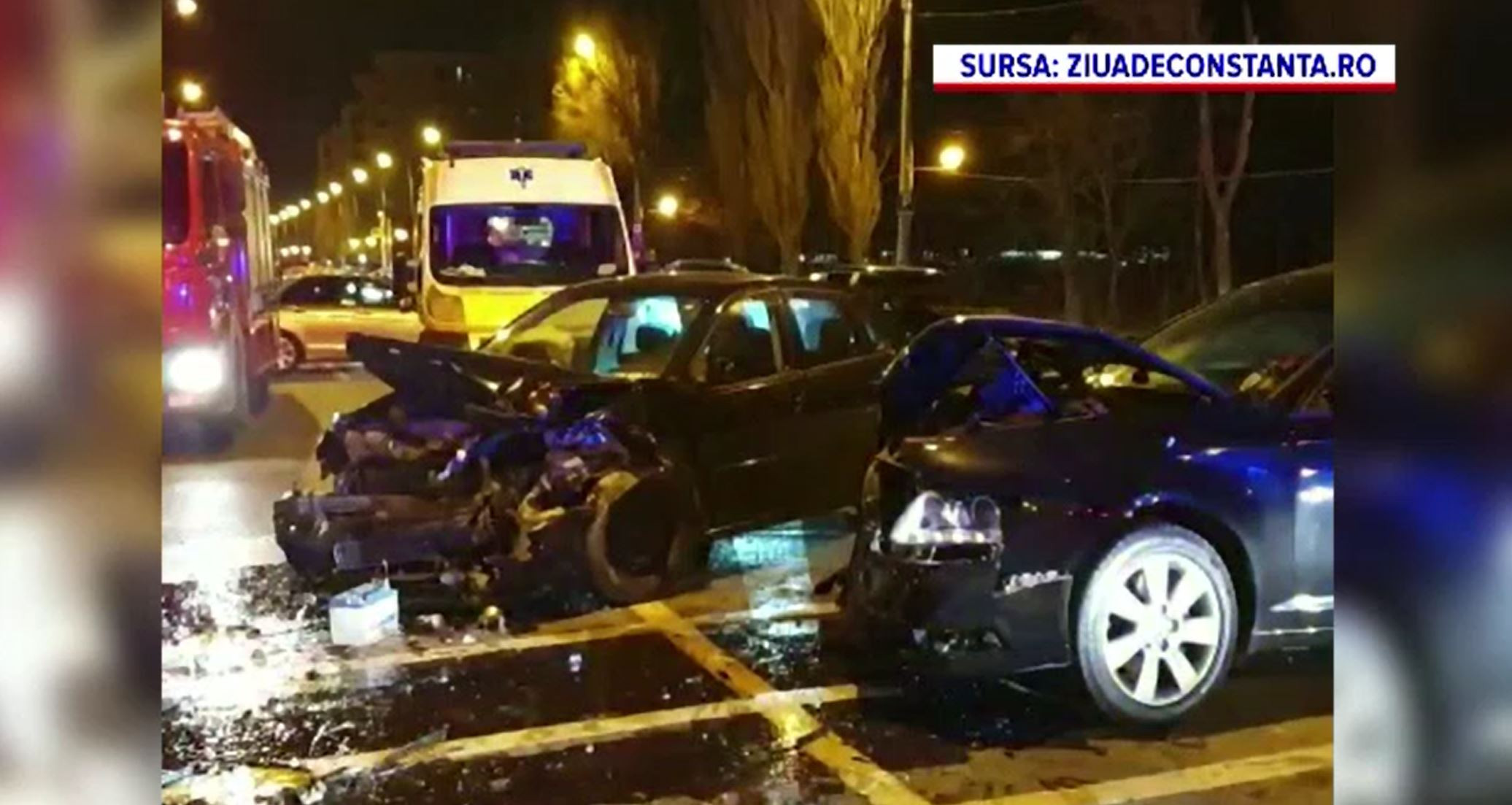Accident grav în Mamaia, după ce un șofer a intrat pe contrasens. În ce stare se află victimele