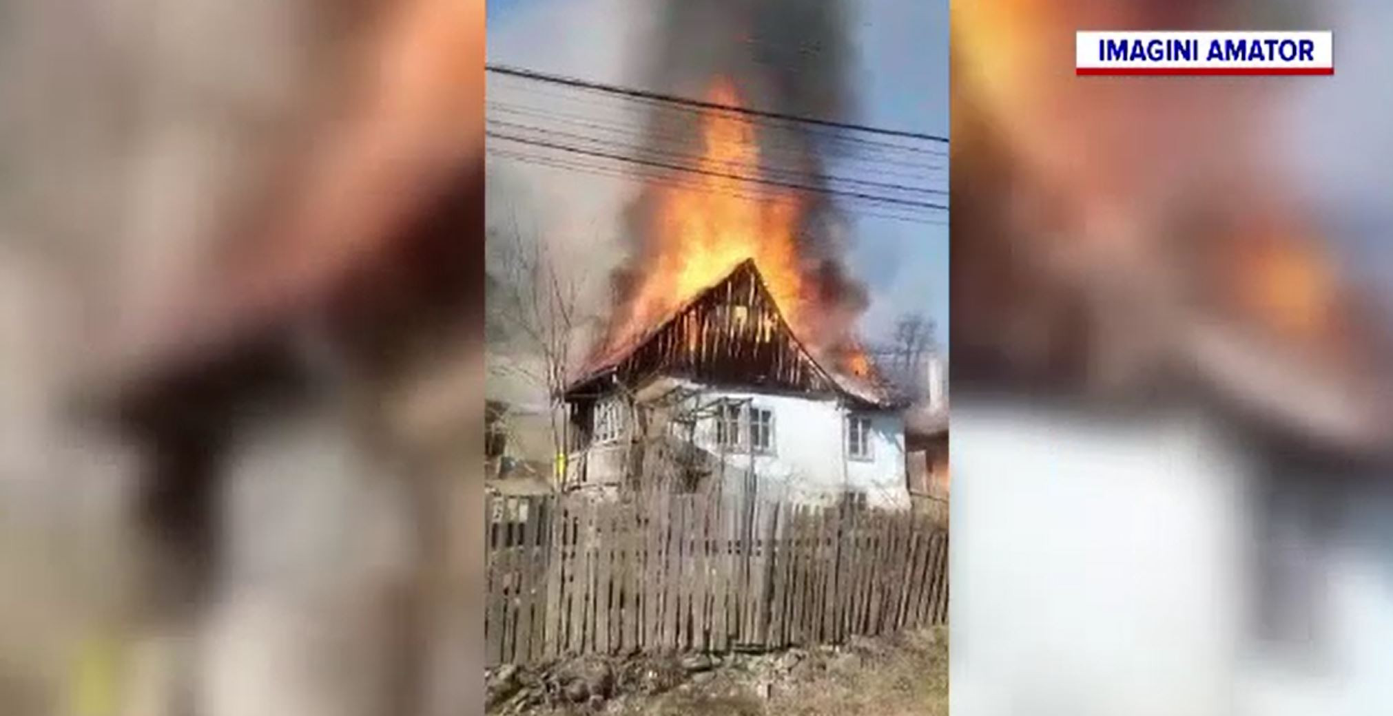 Familie din Bistrița-Năsăud, rămasă pe drumuri după ce casa le-a fost mistuită de un incendiu