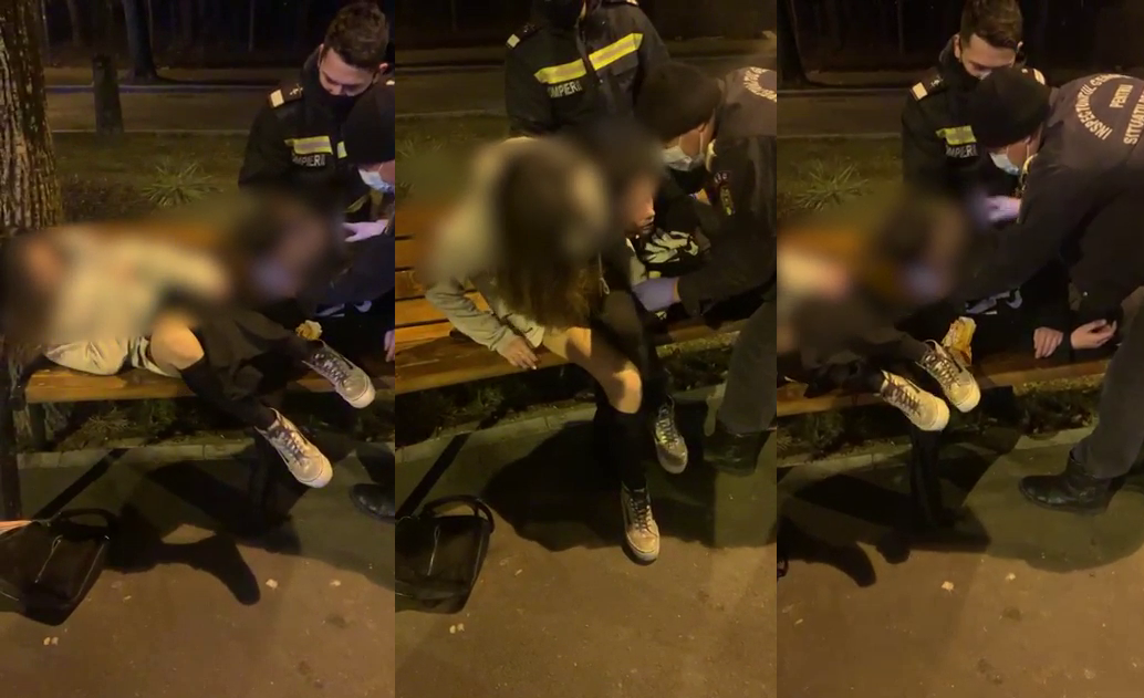 Doi tineri au fost găsiți înghețați pe o bancă din Capitală. „Nu au avut nicio reacție. Tremurau”