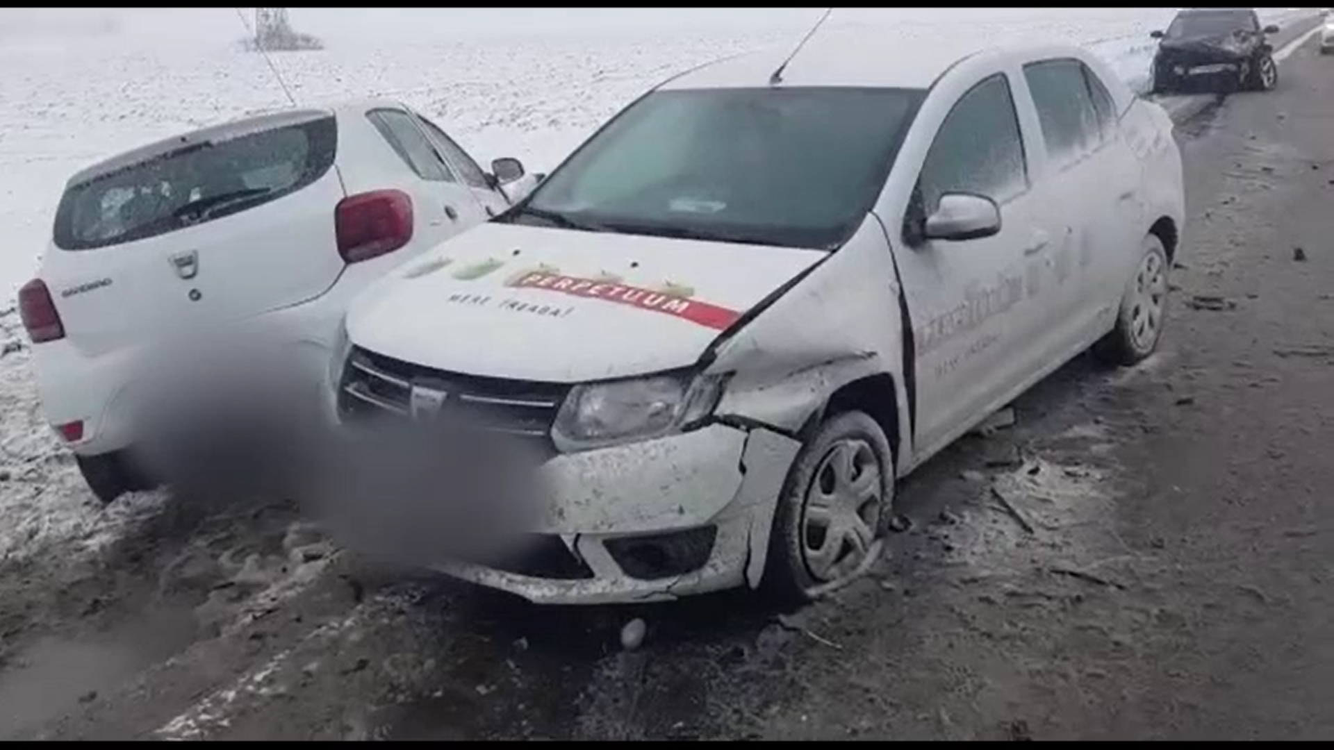 Schimbarea bruscă a vremii a provocat un accident pe DN 71 între București și Târgoviște